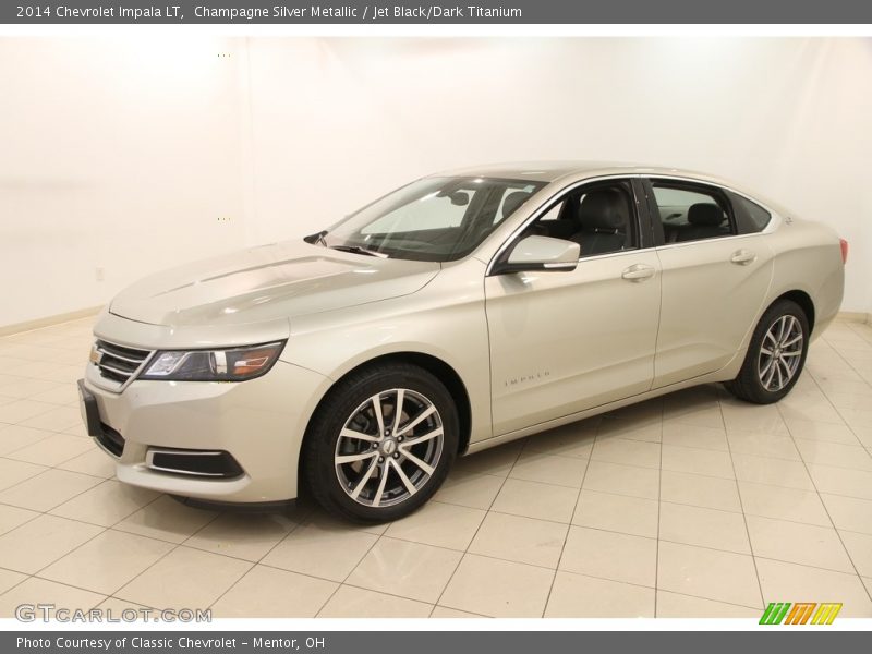Champagne Silver Metallic / Jet Black/Dark Titanium 2014 Chevrolet Impala LT