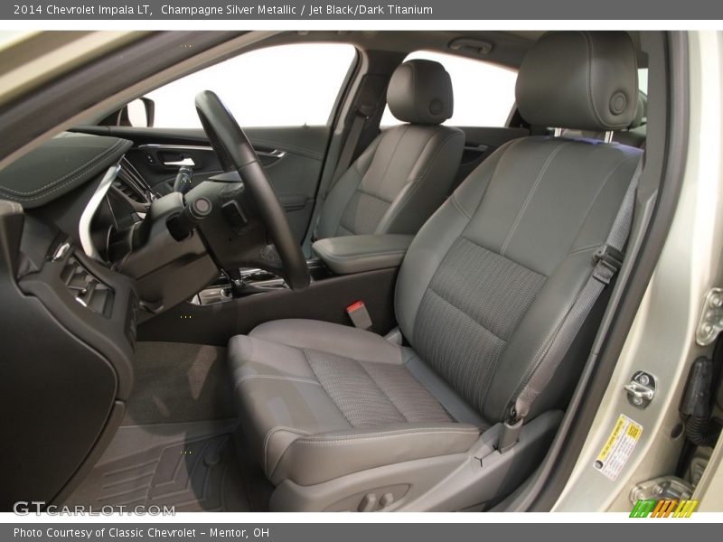 Champagne Silver Metallic / Jet Black/Dark Titanium 2014 Chevrolet Impala LT