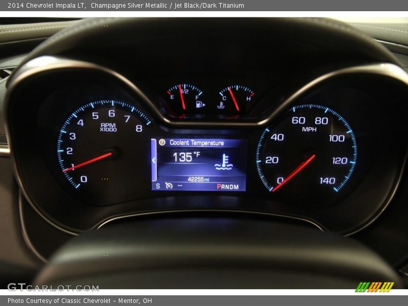 Champagne Silver Metallic / Jet Black/Dark Titanium 2014 Chevrolet Impala LT