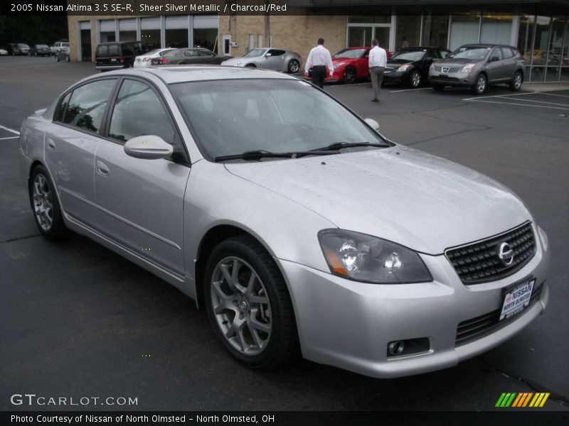 Sheer Silver Metallic / Charcoal/Red 2005 Nissan Altima 3.5 SE-R