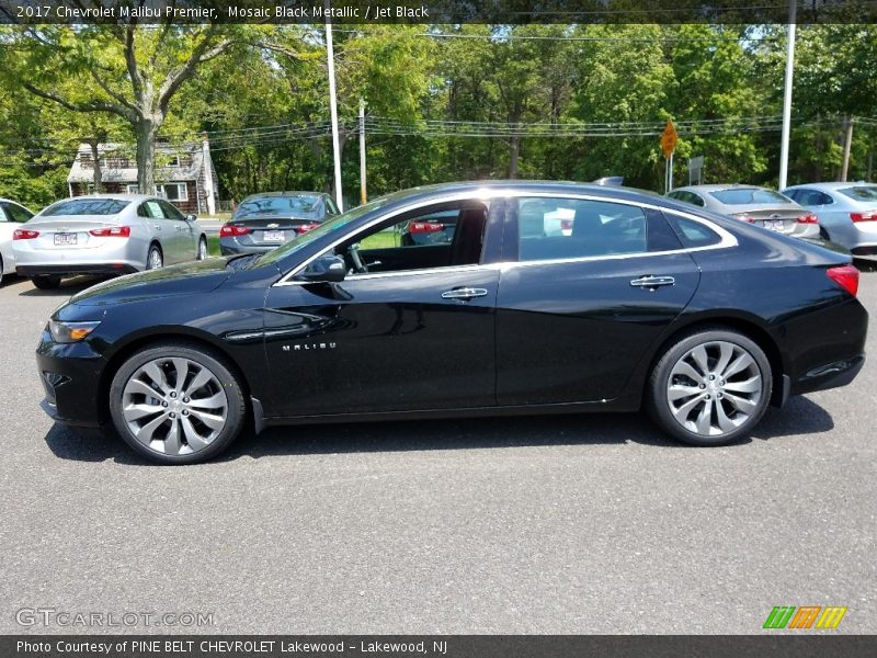 Mosaic Black Metallic / Jet Black 2017 Chevrolet Malibu Premier