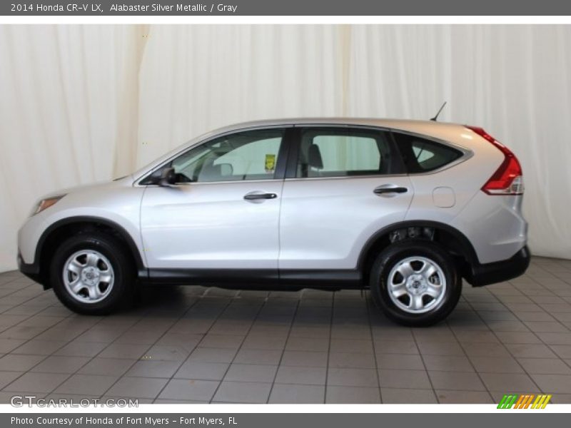 Alabaster Silver Metallic / Gray 2014 Honda CR-V LX