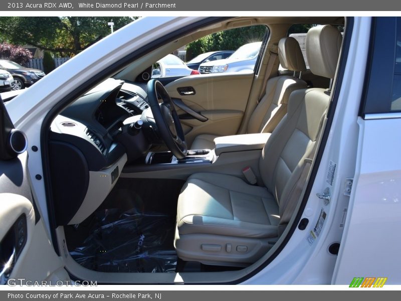 White Diamond Pearl / Parchment 2013 Acura RDX AWD