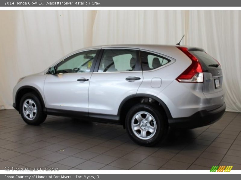 Alabaster Silver Metallic / Gray 2014 Honda CR-V LX