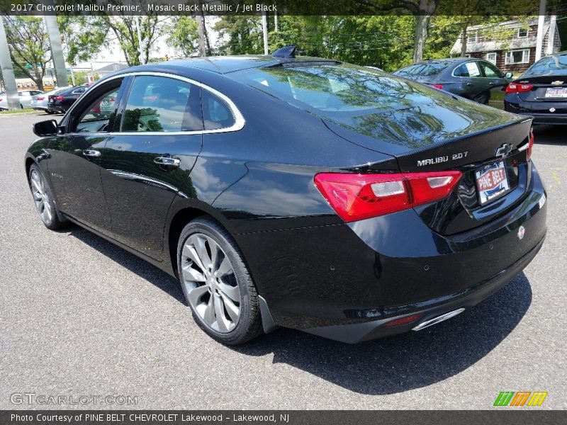 Mosaic Black Metallic / Jet Black 2017 Chevrolet Malibu Premier