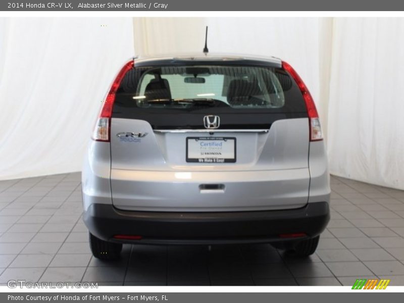 Alabaster Silver Metallic / Gray 2014 Honda CR-V LX