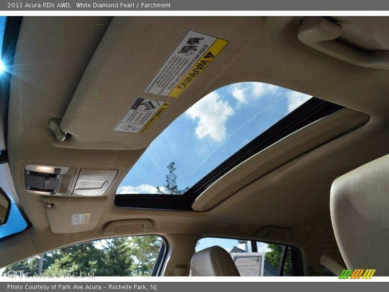 White Diamond Pearl / Parchment 2013 Acura RDX AWD