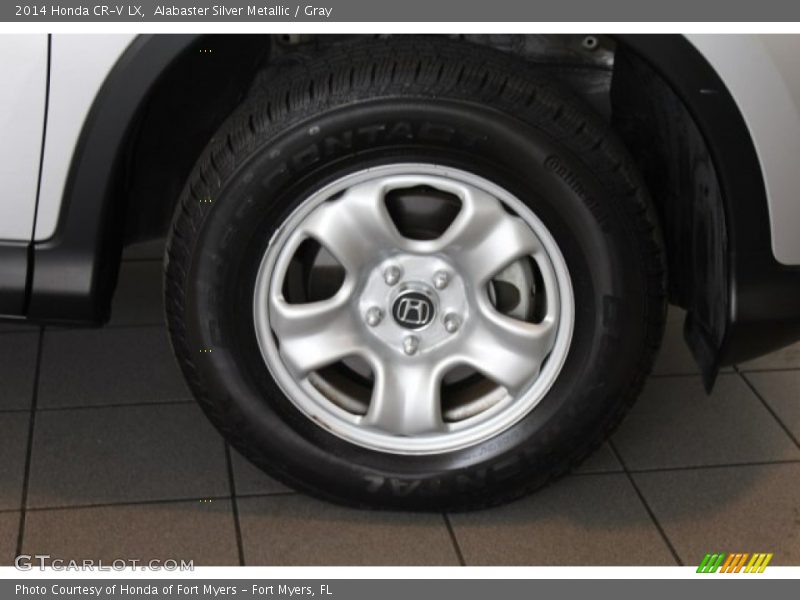 Alabaster Silver Metallic / Gray 2014 Honda CR-V LX