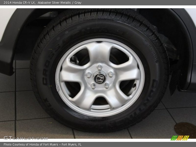 Alabaster Silver Metallic / Gray 2014 Honda CR-V LX