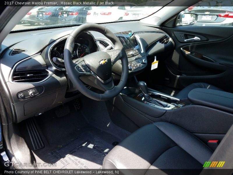 Mosaic Black Metallic / Jet Black 2017 Chevrolet Malibu Premier