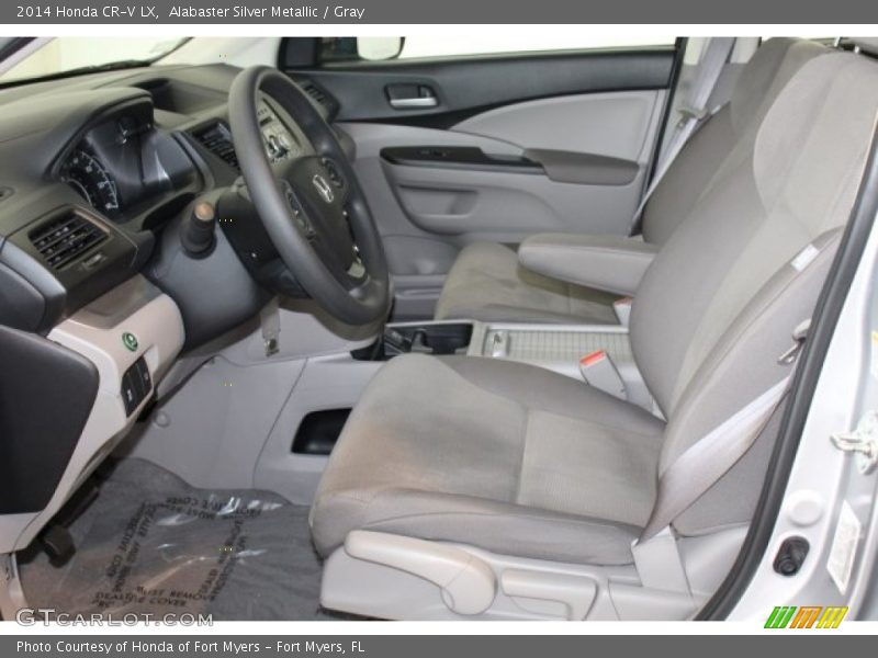 Alabaster Silver Metallic / Gray 2014 Honda CR-V LX