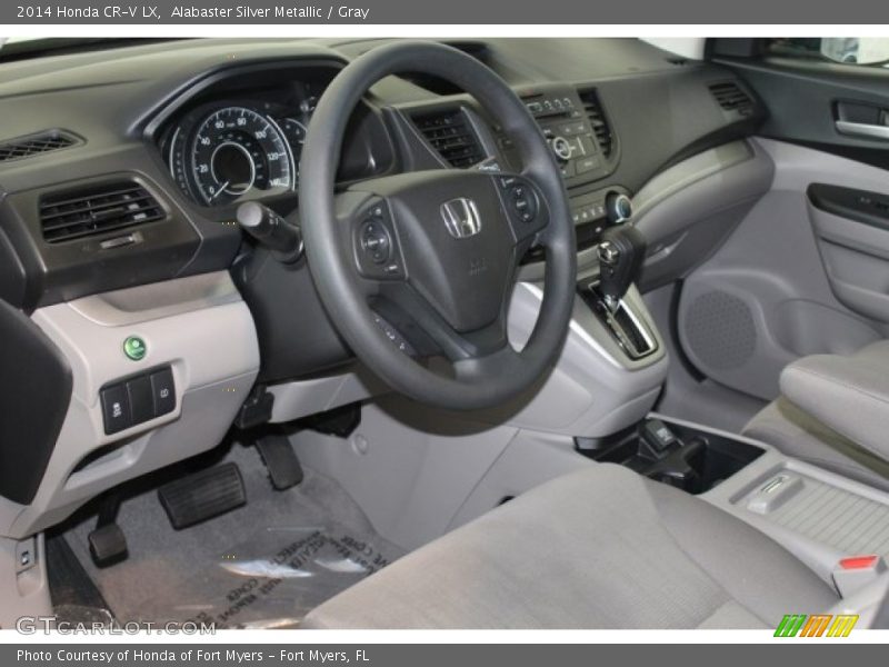 Alabaster Silver Metallic / Gray 2014 Honda CR-V LX