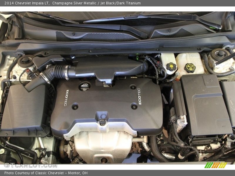 Champagne Silver Metallic / Jet Black/Dark Titanium 2014 Chevrolet Impala LT