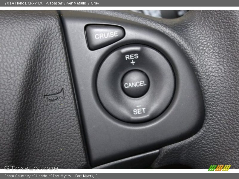 Alabaster Silver Metallic / Gray 2014 Honda CR-V LX