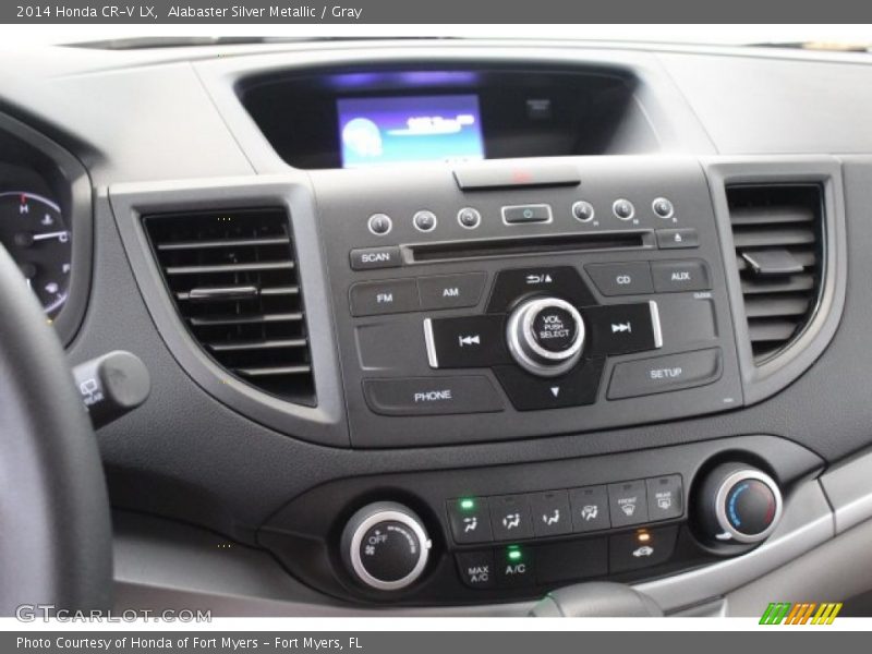 Alabaster Silver Metallic / Gray 2014 Honda CR-V LX