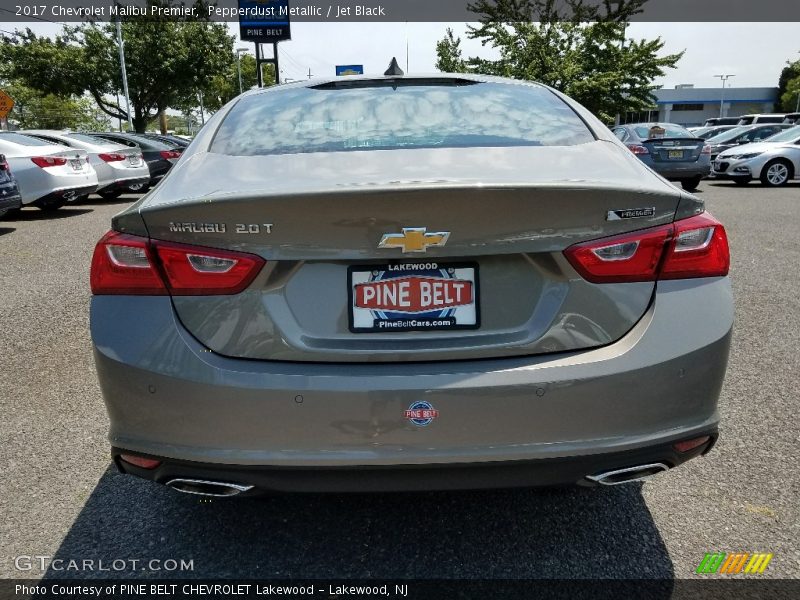 Pepperdust Metallic / Jet Black 2017 Chevrolet Malibu Premier