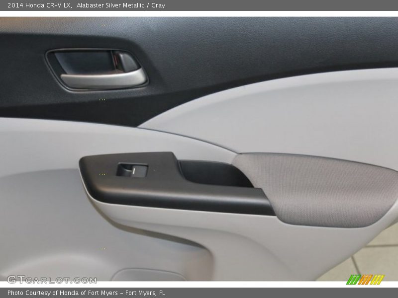 Alabaster Silver Metallic / Gray 2014 Honda CR-V LX