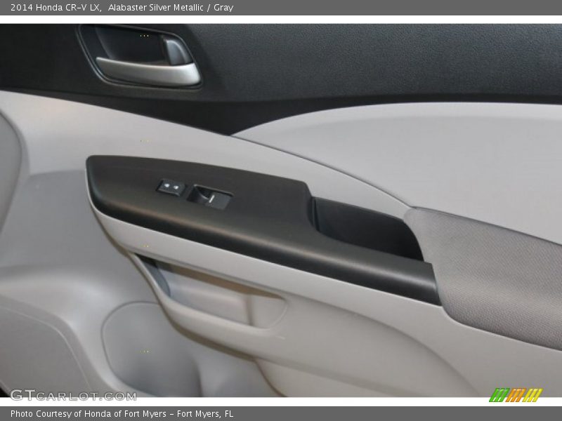 Alabaster Silver Metallic / Gray 2014 Honda CR-V LX