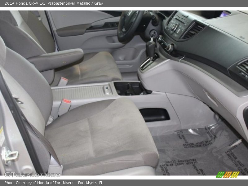 Alabaster Silver Metallic / Gray 2014 Honda CR-V LX