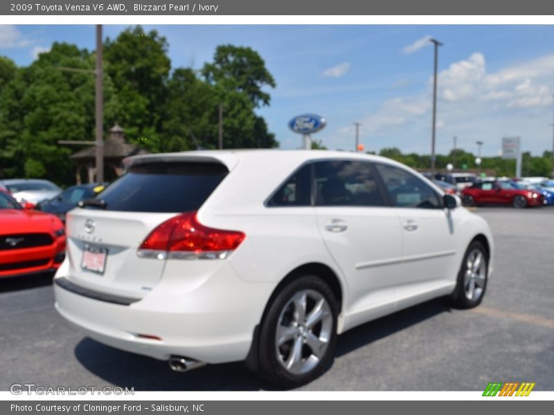 Blizzard Pearl / Ivory 2009 Toyota Venza V6 AWD