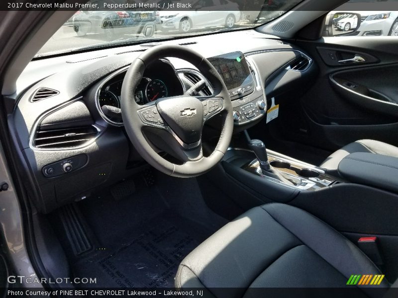 Pepperdust Metallic / Jet Black 2017 Chevrolet Malibu Premier