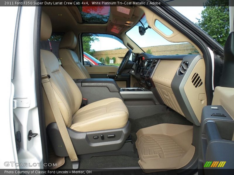  2011 F350 Super Duty Lariat Crew Cab 4x4 Adobe Interior