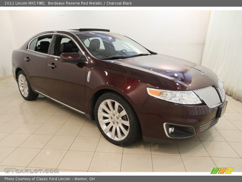Bordeaux Reserve Red Metallic / Charcoal Black 2011 Lincoln MKS FWD