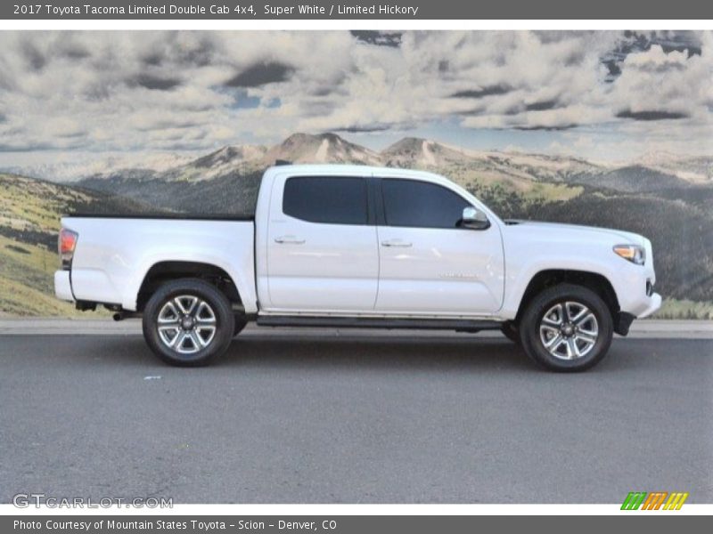Super White / Limited Hickory 2017 Toyota Tacoma Limited Double Cab 4x4