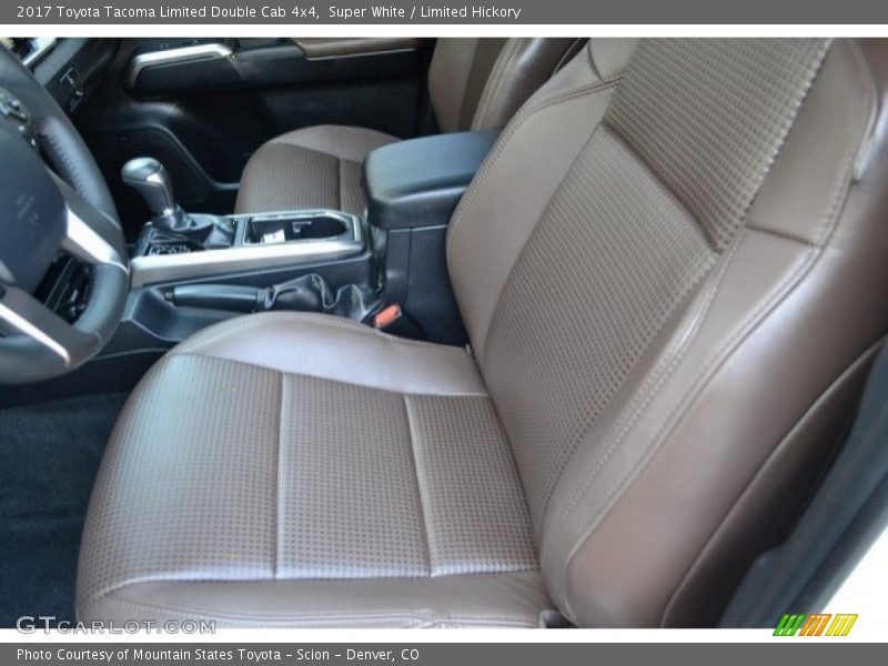 Super White / Limited Hickory 2017 Toyota Tacoma Limited Double Cab 4x4