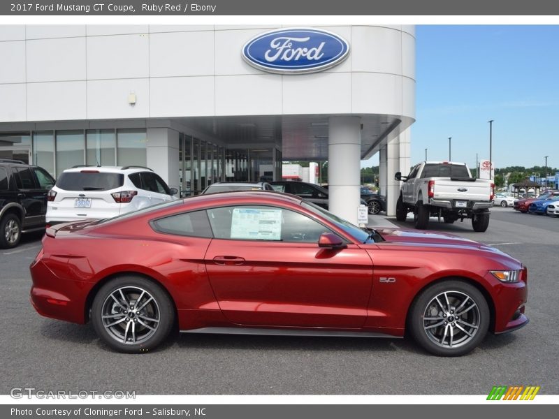 Ruby Red / Ebony 2017 Ford Mustang GT Coupe