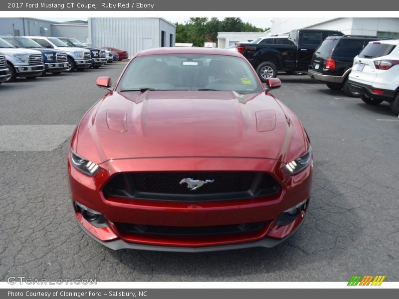 Ruby Red / Ebony 2017 Ford Mustang GT Coupe
