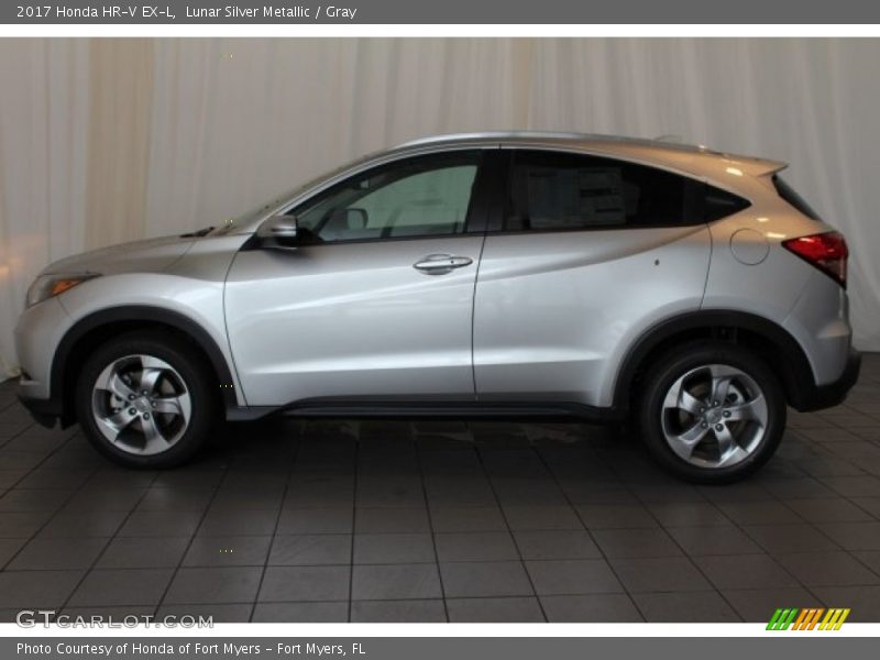 Lunar Silver Metallic / Gray 2017 Honda HR-V EX-L