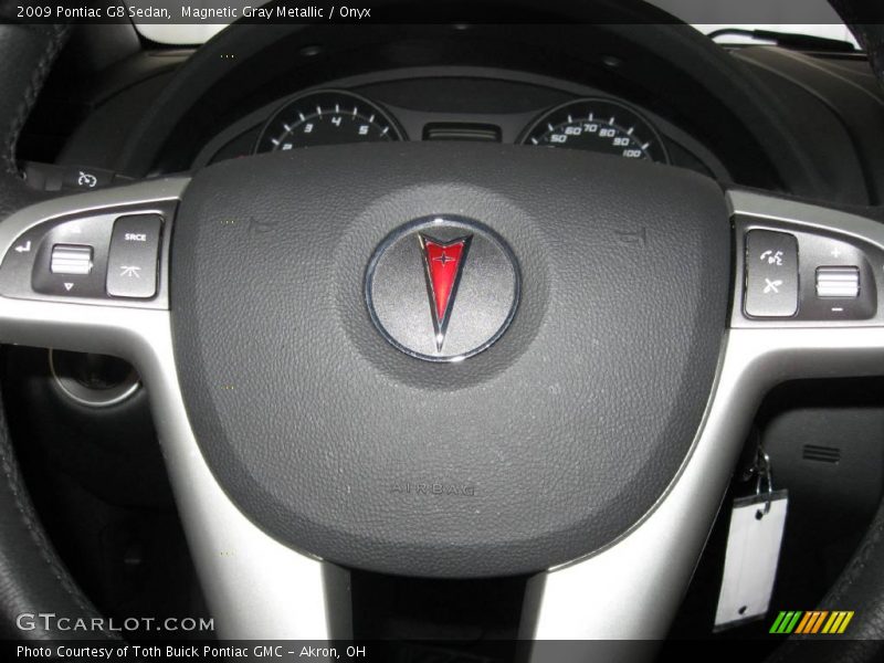 Magnetic Gray Metallic / Onyx 2009 Pontiac G8 Sedan