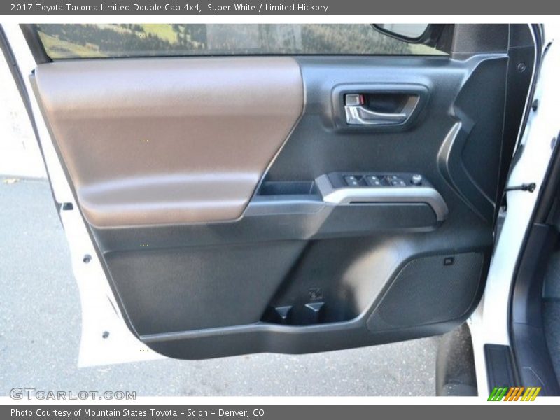 Super White / Limited Hickory 2017 Toyota Tacoma Limited Double Cab 4x4