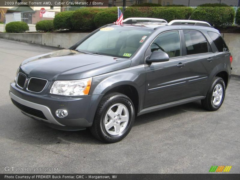 Cyber Gray Metallic / Ebony 2009 Pontiac Torrent AWD