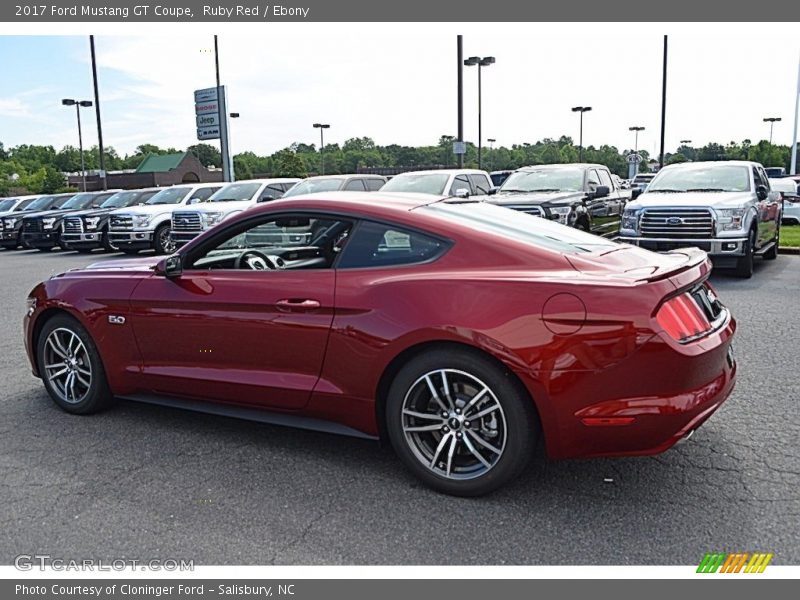 Ruby Red / Ebony 2017 Ford Mustang GT Coupe