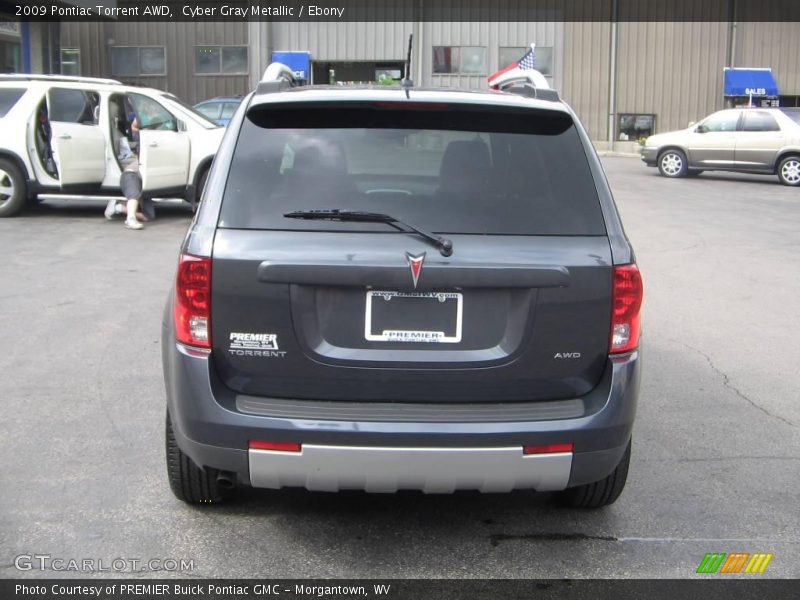 Cyber Gray Metallic / Ebony 2009 Pontiac Torrent AWD