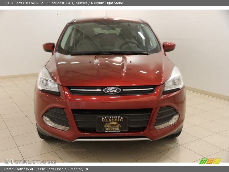 Sunset / Medium Light Stone 2014 Ford Escape SE 2.0L EcoBoost 4WD