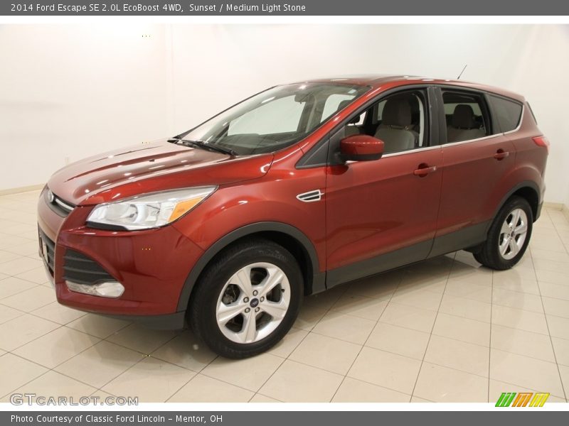 Sunset / Medium Light Stone 2014 Ford Escape SE 2.0L EcoBoost 4WD