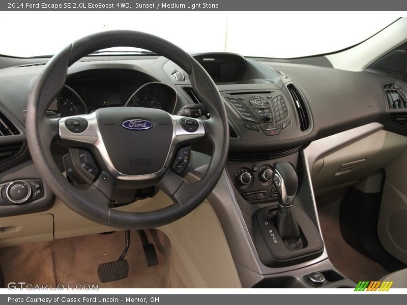 Sunset / Medium Light Stone 2014 Ford Escape SE 2.0L EcoBoost 4WD