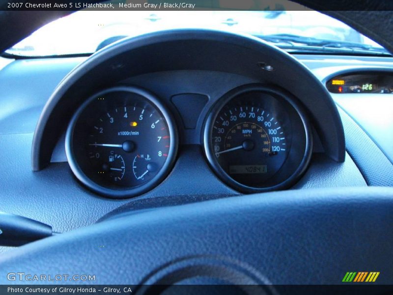 Medium Gray / Black/Gray 2007 Chevrolet Aveo 5 LS Hatchback