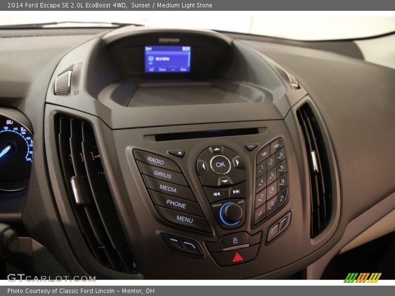 Sunset / Medium Light Stone 2014 Ford Escape SE 2.0L EcoBoost 4WD