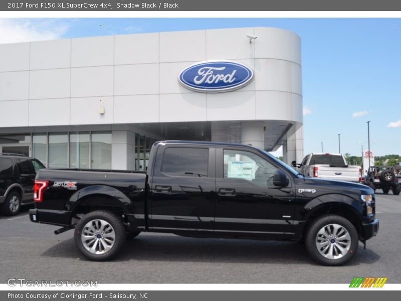 Shadow Black / Black 2017 Ford F150 XL SuperCrew 4x4