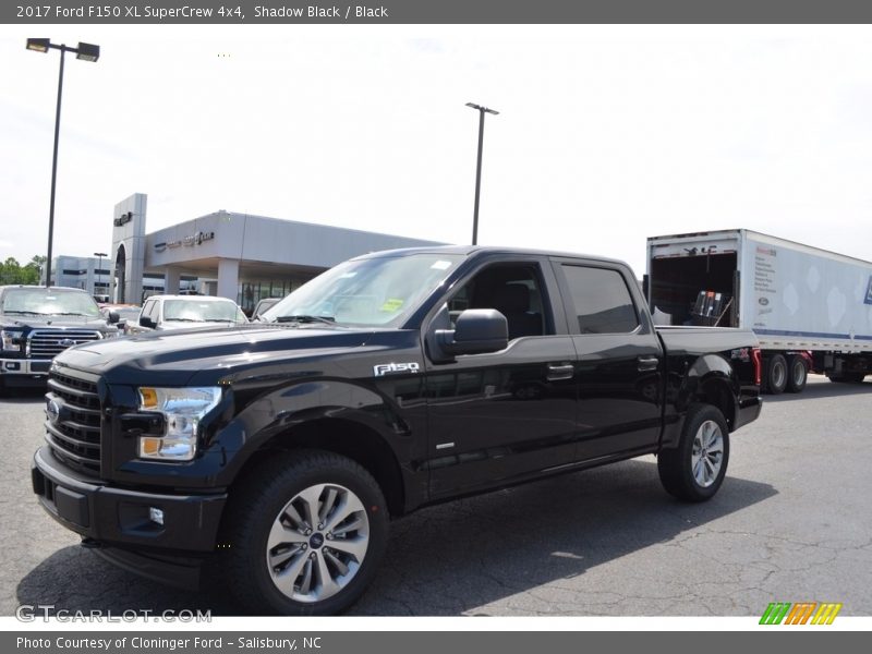 Shadow Black / Black 2017 Ford F150 XL SuperCrew 4x4