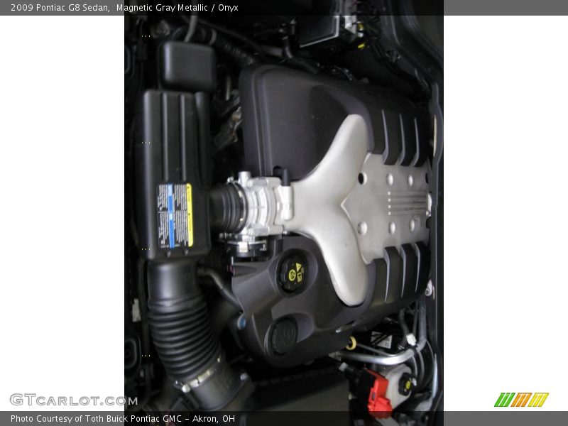 Magnetic Gray Metallic / Onyx 2009 Pontiac G8 Sedan