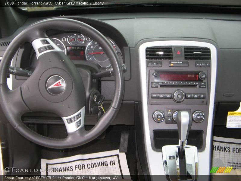 Cyber Gray Metallic / Ebony 2009 Pontiac Torrent AWD