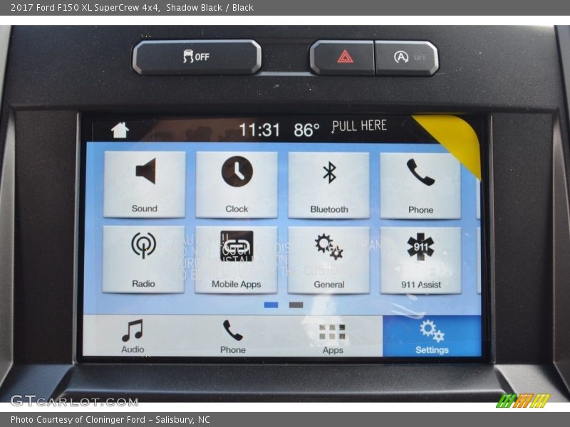 Shadow Black / Black 2017 Ford F150 XL SuperCrew 4x4