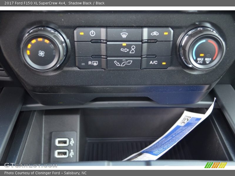 Shadow Black / Black 2017 Ford F150 XL SuperCrew 4x4