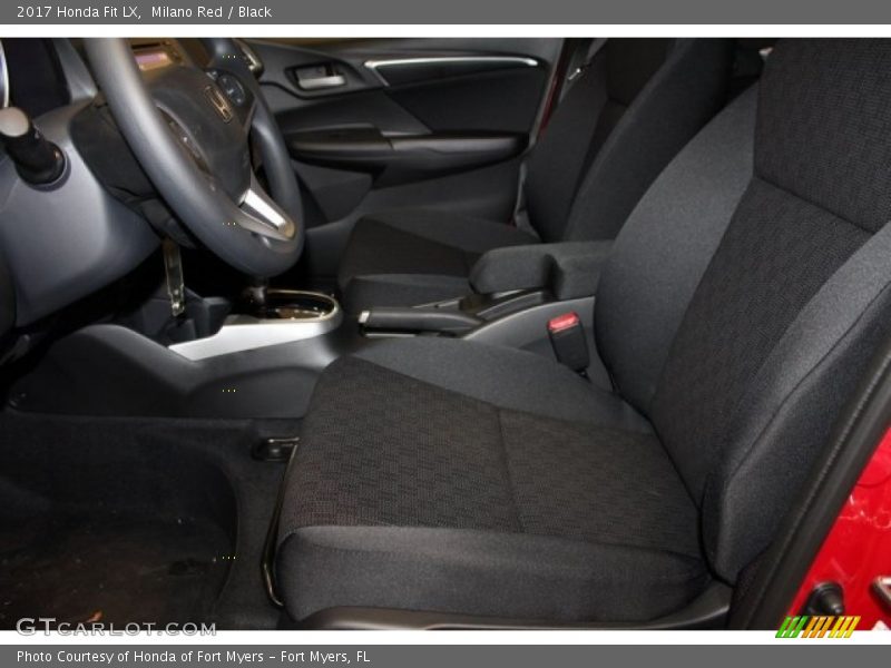 Milano Red / Black 2017 Honda Fit LX