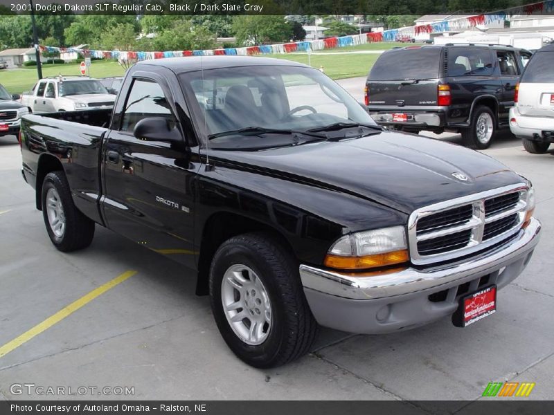 Black / Dark Slate Gray 2001 Dodge Dakota SLT Regular Cab